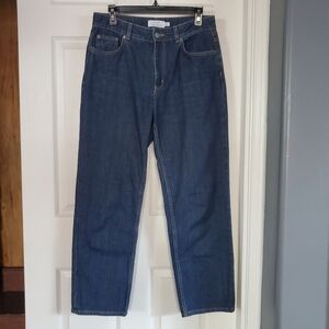 Paris Atelier & Other Stories Straight Leg Blue Denim Jeans High-rise Size 30X28
